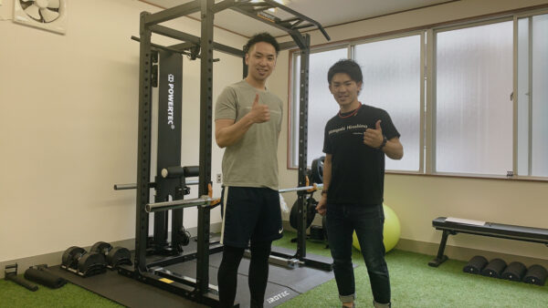 広島市でのパーソナルトレーニングはBLIFE！元プロボクサーぼ井上太陽さんがご来店頂きました！